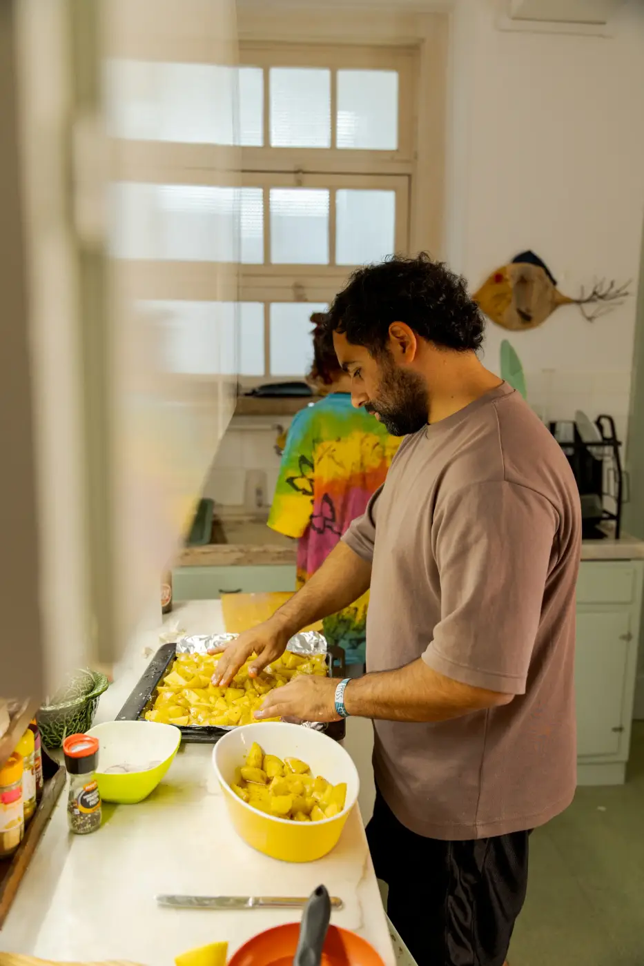 We can cook a delicious meal for you at Manas Slowliving