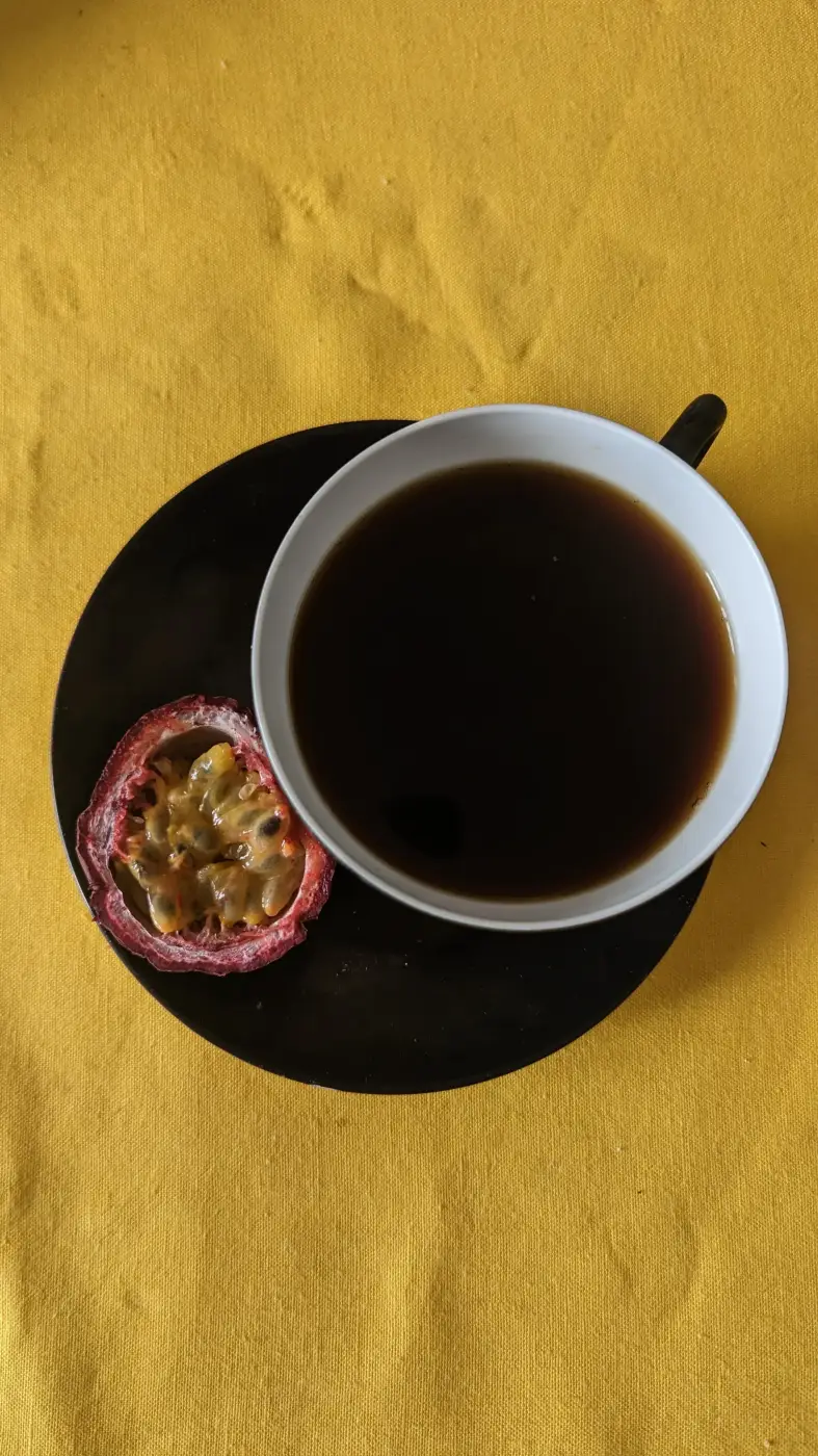 Coffee is always available Manas Slowliving food retreat